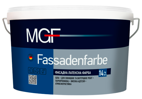 MGF Fassadenfarbe M90, Краска фасадная матовая, 14 кг / 10 л