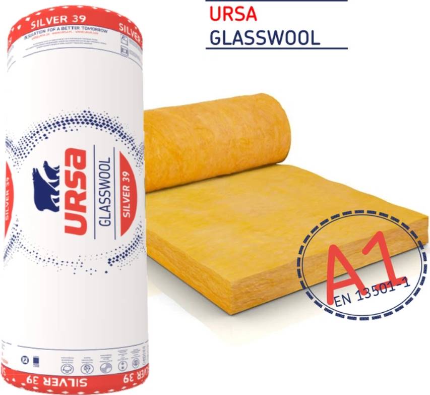Минеральная вата Ursa DF39 Silver 100 мм (8,75 м²)