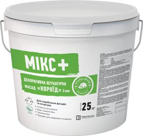 Силтек Микс+ Фасад "Короед" готовая декоративная штукатурка (2,0 мм), 25 кг