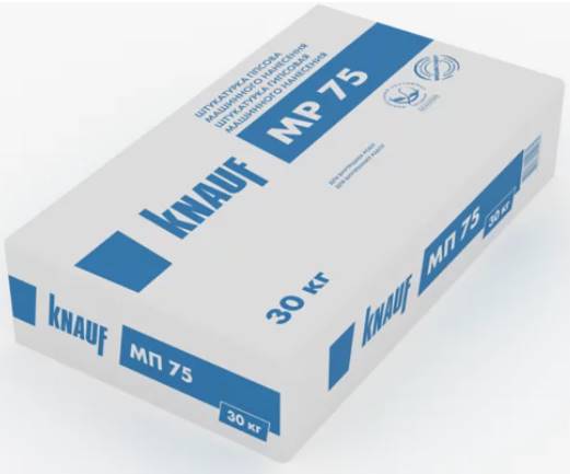 Машинна гіпсова штукатурка KNAUF МП-75, 30кг