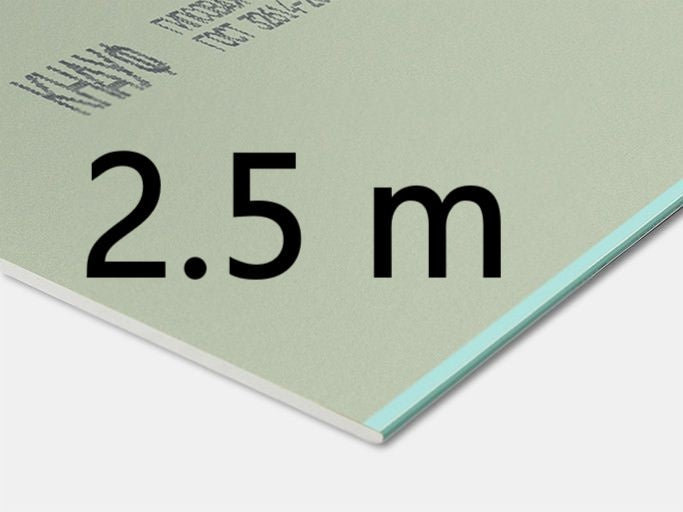 Кнауф Гіпсокартон вологостійкий стіновий 2.5 м