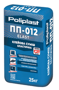 Поліпласт ПП-012 ELAST, еластична клейова суміш, 25 кг