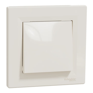Одноклавішний вимикач Schneider Electric Asfora EPH0100123, слонова кістка