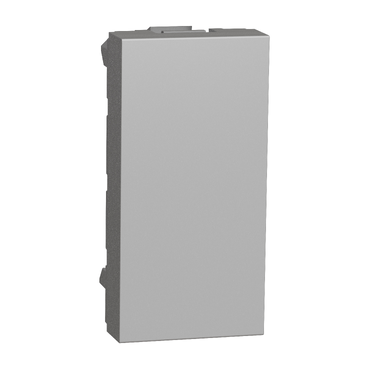 Заглушка 1 модуль Schneider Electric Unica New, алюміній