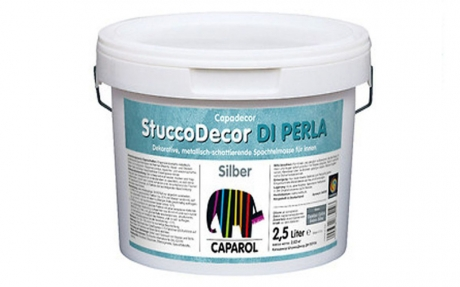 Капарол Stucco DI Perla Silber, Декоративная шпаклевка, 2,5 л