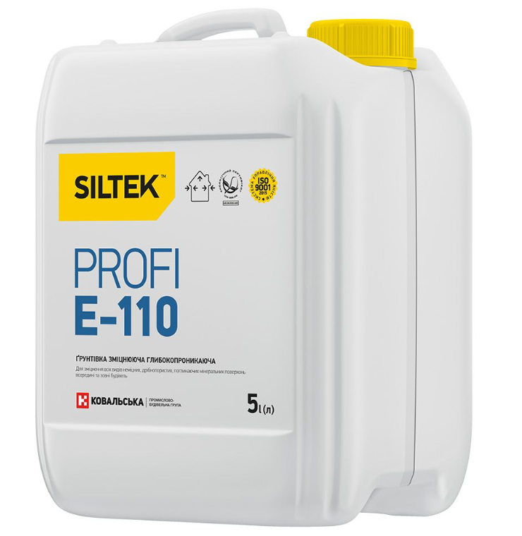 Ґрунтівка Сілтек Е-110 Profi глибокопроникаюча, 5 л