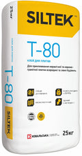 Силтек T-80, клей для плитки, 25 кг