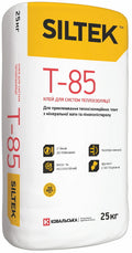 Силтек Т-85, клей для пенопласта и минваты, 25 кг.
