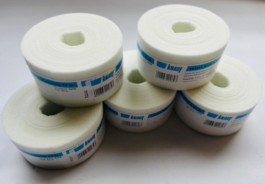 Стрічка флізелінова Knauf Fiberglass 150мм, для гіпсокартону, 25 м