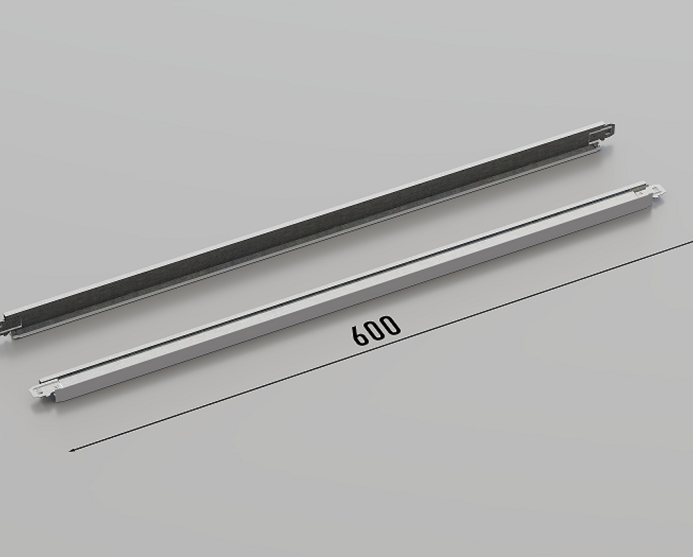 Alubest профіль Т-24 сірий, RAL9006 3700 мм