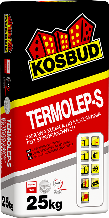 Клей для пенополистирола, KOSBUD TERMOLEP-S, 25 кг