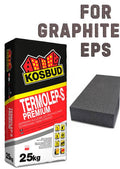 Клей для графитовых ППС-плит KOSBUD TERMOLEP-S PREMIUM, 25 кг