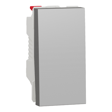 Вимикач 1-кл. внутр. 1-мод. UNICA NEW алюміній Schneider Electric NU310130