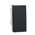 Вимикач 1-кл. внутр. прох. 1-мод. UNICA NEW антраци Schneider Electric NU310354