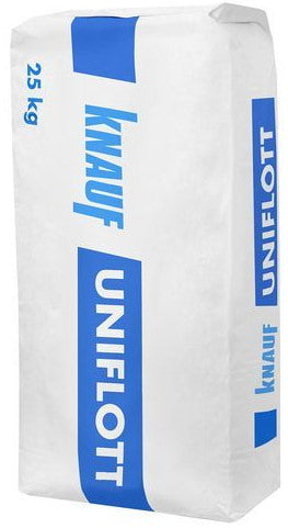 Knauf Uniflott, шпаклевка гипсовая для ГКЛ, 5 кг