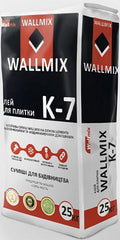 Wallmix К-7, Клей для плитки, 25 кг